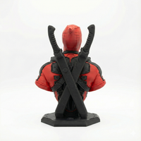 3D Printed Deadpool Bust Figure | Collectible Statue