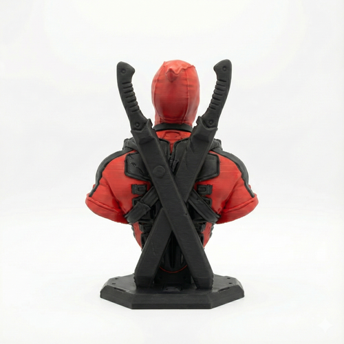 3D Printed Deadpool Bust Figure | Collectible Statue
