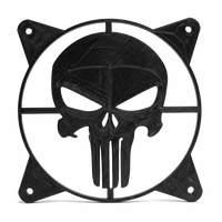Punisher Fan Grill - 3D Print Custom PC Mod