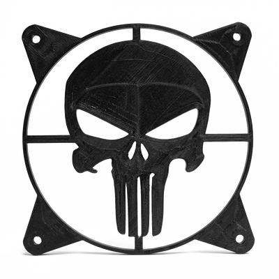 Punisher Fan Grill - 3D Print Custom PC Mod