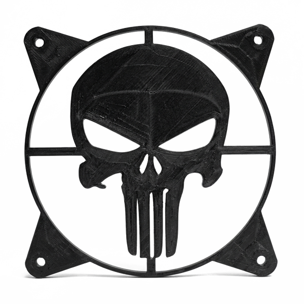 Punisher Fan Grill - 3D Print Custom PC Mod